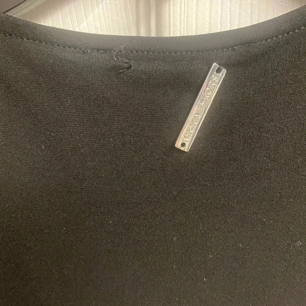 Michael Kors Black Front Lace Up Dress Size Small - Picture 5 of 5